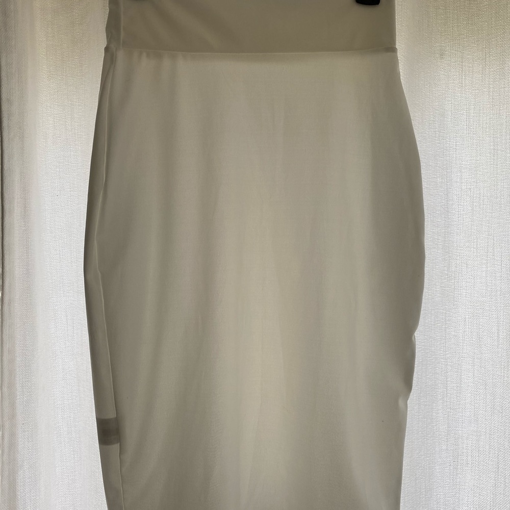 Sheer White Skirt